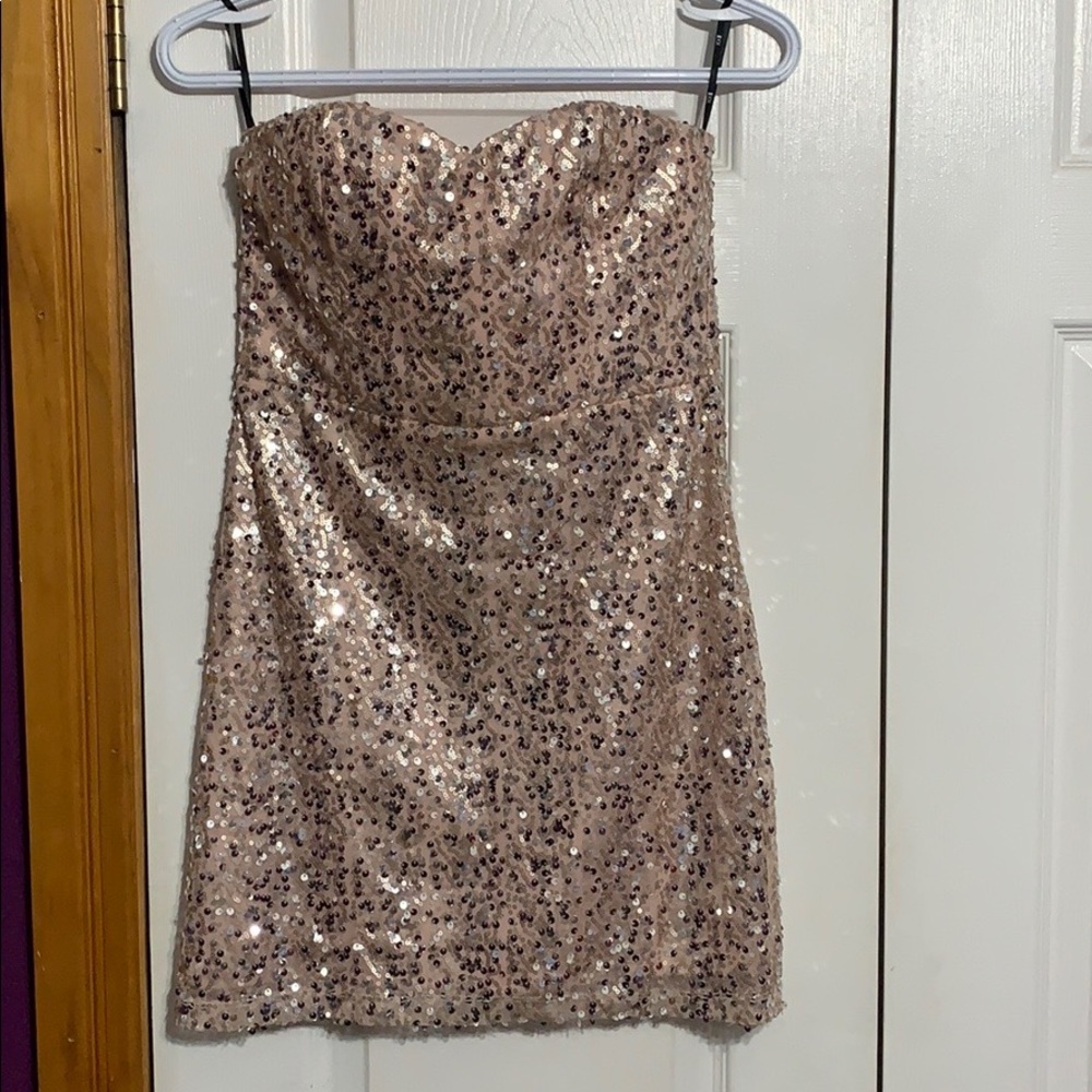 Sparkle dress with straps S:medium 👗